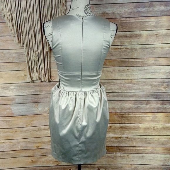 Revolve | Keepsake The Label ‘Secret Ritual’ Platinum Side Cut-Out Mini Dress - Picture 5 of 8